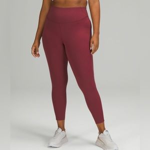 LULULEMON Base Pase High-Rise Tight 25” - size 8